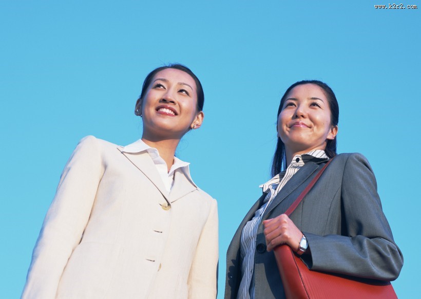 都市白领女性形象图片