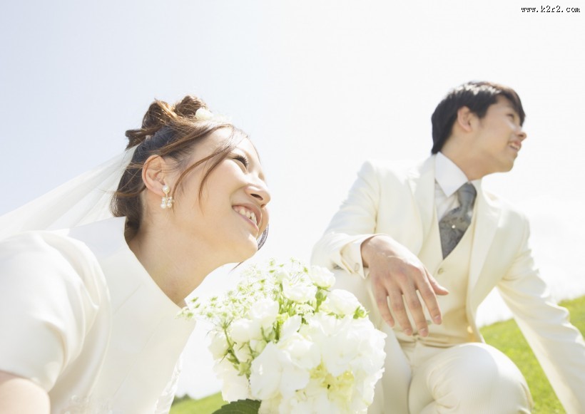大自然婚礼图片