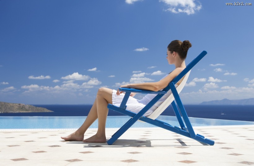 海边休闲图片大全