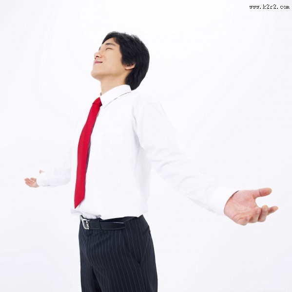 商务男性动作图片