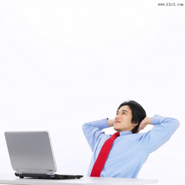 商务男性动作图片