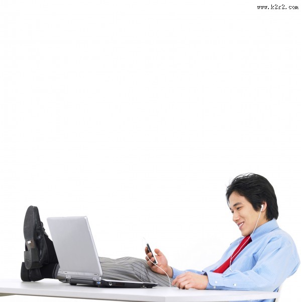 商务男性动作图片