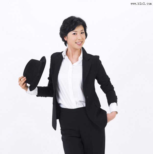 商务女性动作图片