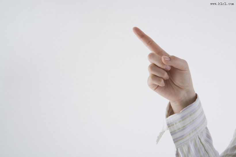 女性空白告示图片