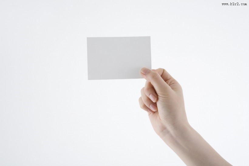 女性空白告示图片