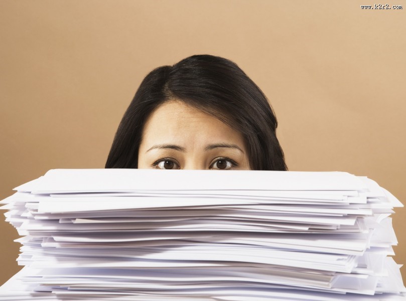 女性商业滑稽姿态图片