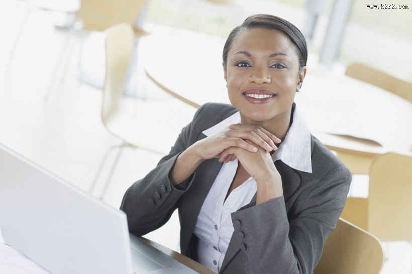 商业女性特写图片