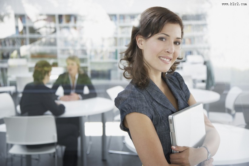 商业女性特写图片