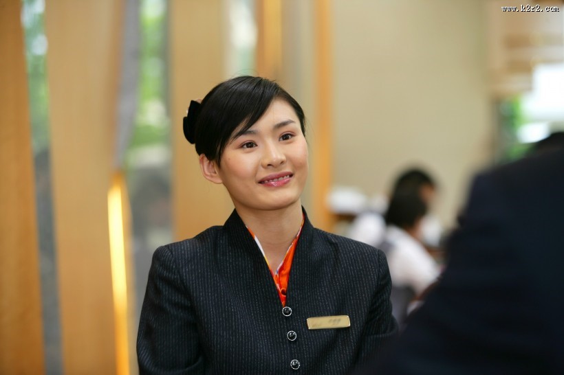 酒店前台接待图片大全