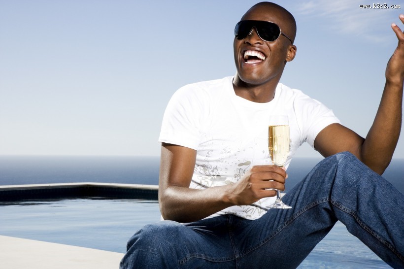 夜店情景特写图片