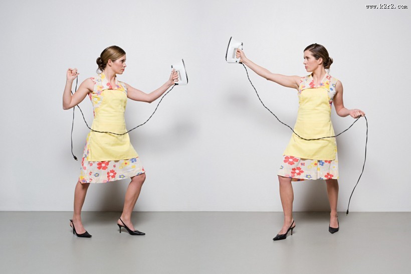 女性孪生概念图片