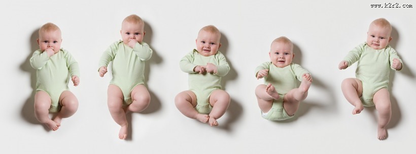 可爱孪生婴儿图片大全