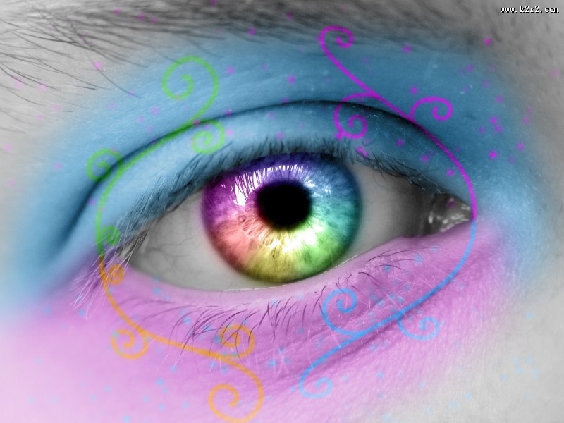 眼部彩妆图片大全