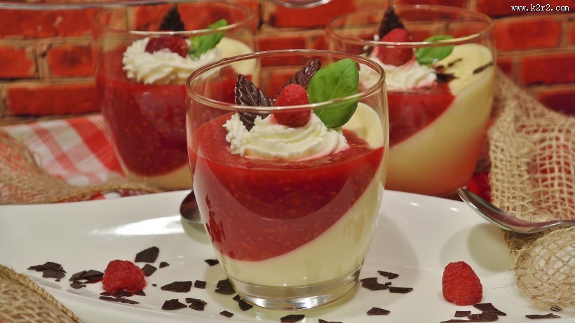 Q弹的水果布丁图片