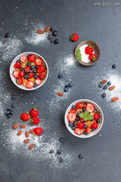 碗里的麦片图片大全