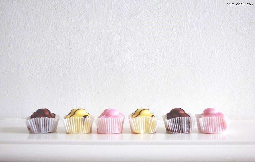 精致的纸杯蛋糕图片