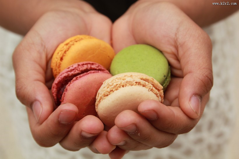 五颜六色的马卡龙图片大全