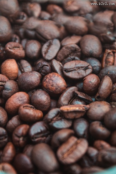 一堆咖啡豆的图片