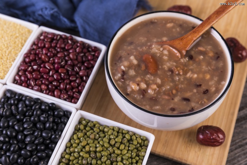 煮好的腊八粥图片大全