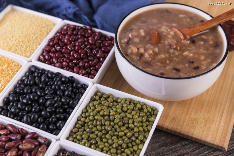 煮好的腊八粥图片大全