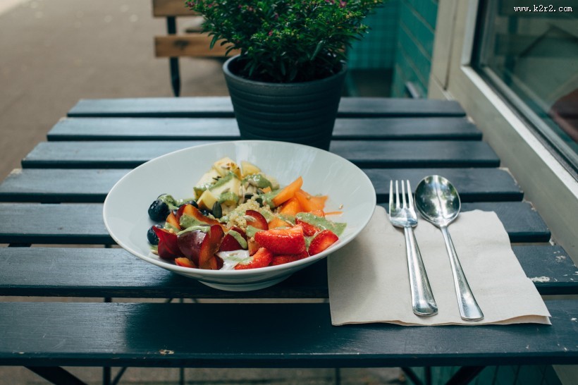 新鲜好吃的水果沙拉图片大全