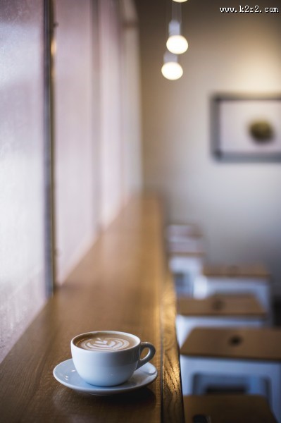 香浓的咖啡拉花图片