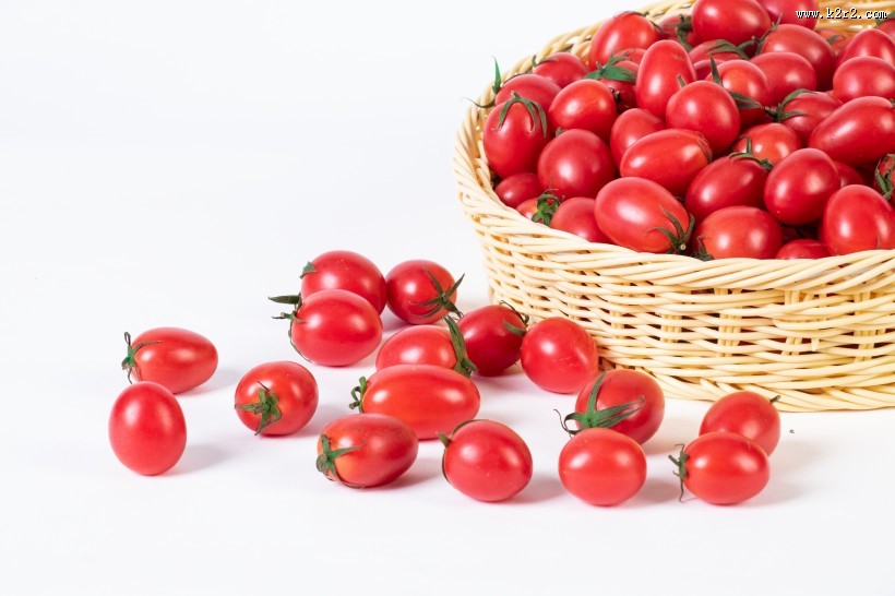 热情似火酸甜可口的圣女果图片