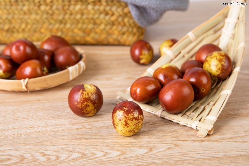 新鲜的冬枣图片