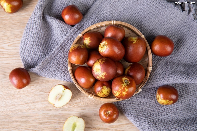 新鲜的冬枣图片