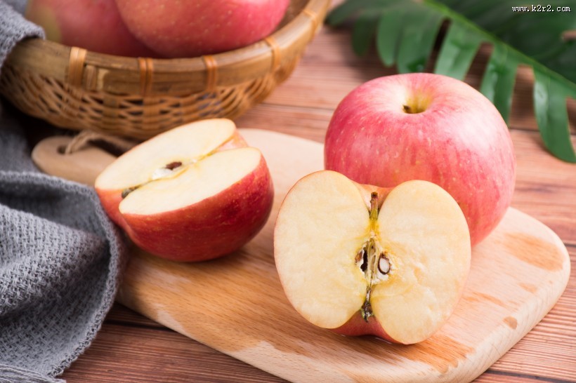 酸甜可口的红富士苹果图片大全