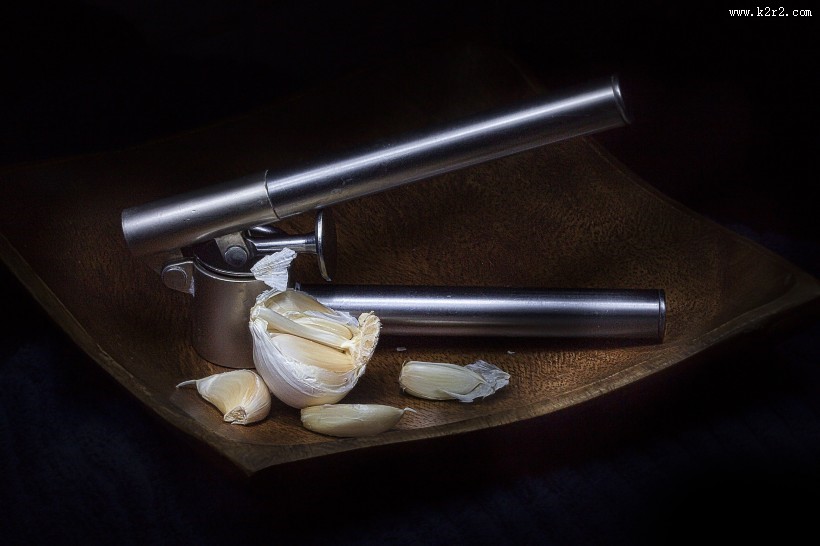 扁球形的大蒜图片 蒜头图片