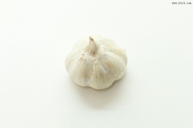 扁球形的大蒜图片 蒜头图片