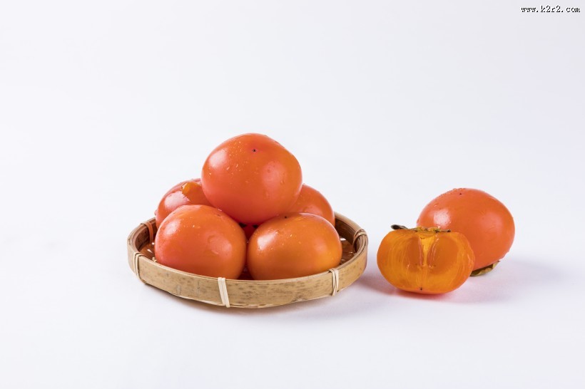 新鲜的柿子图片大全