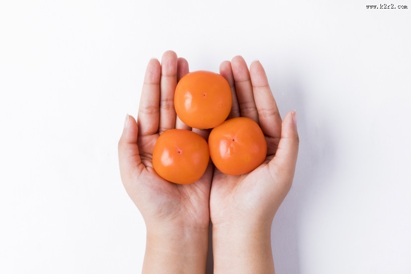 新鲜的柿子图片大全