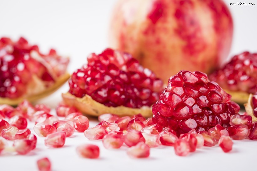 新鲜石榴粒图片