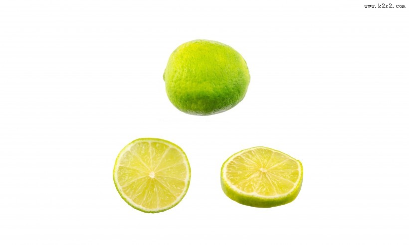切开的新鲜柠檬图片