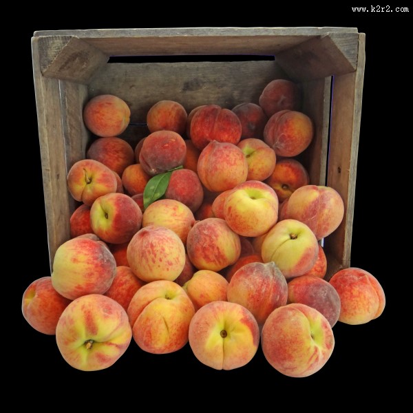 新鲜好吃的桃子图片