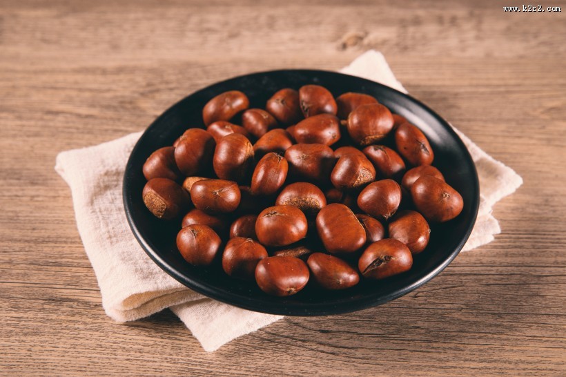 美味好吃的板栗图片