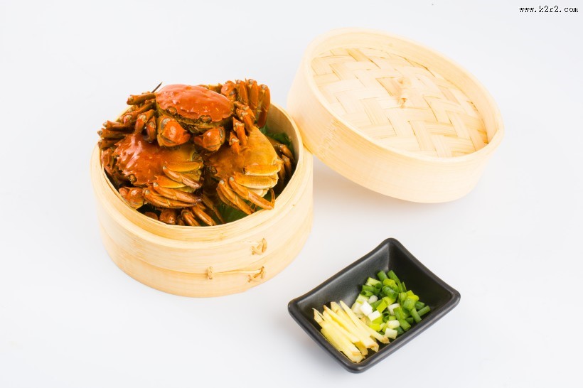 美味清蒸大闸蟹图片