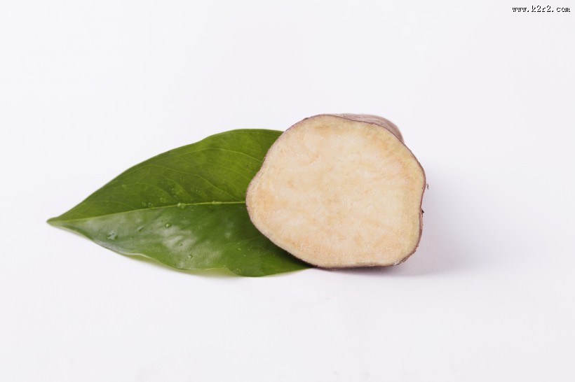 切开的番薯图片