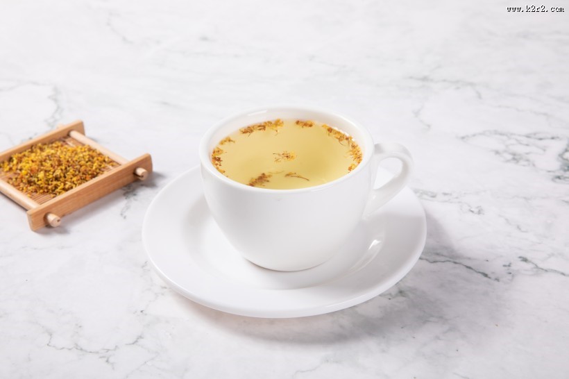 清香的桂花茶图片