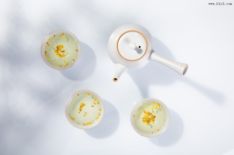 清香的桂花茶图片