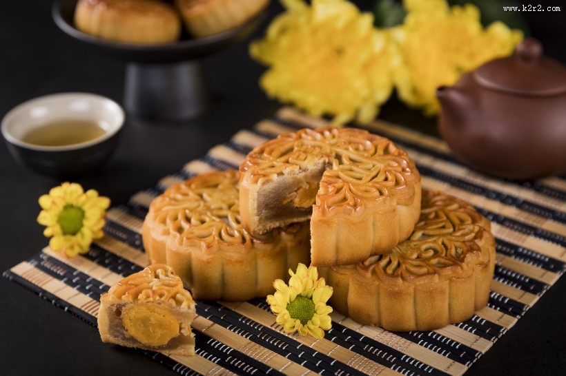 很有地方特色的广式中秋月饼图片