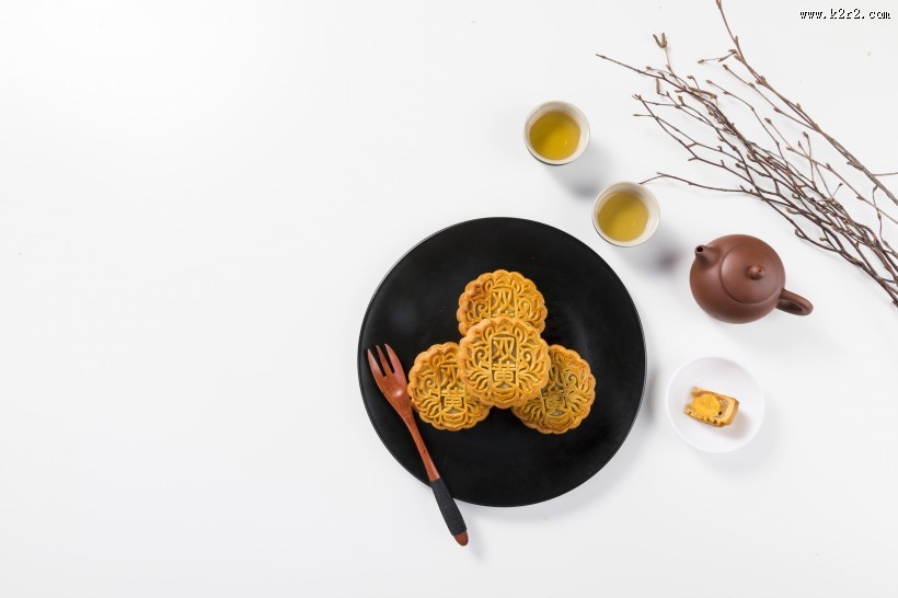 美味的中秋节广式月饼图片