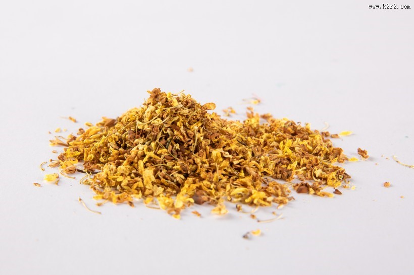 金灿灿香喷喷的桂花图片