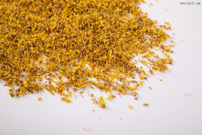 金灿灿香喷喷的桂花图片