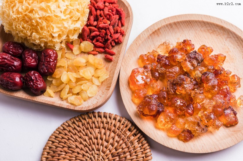 营养健康桃胶图片