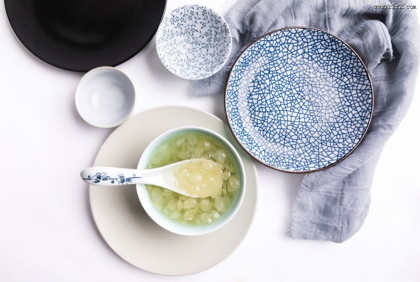 煮熟的皂角米图片