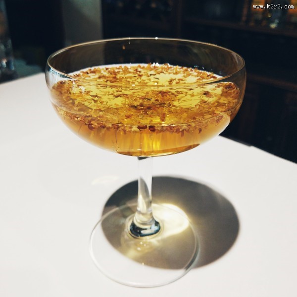 香喷喷清爽的桂花酒图片