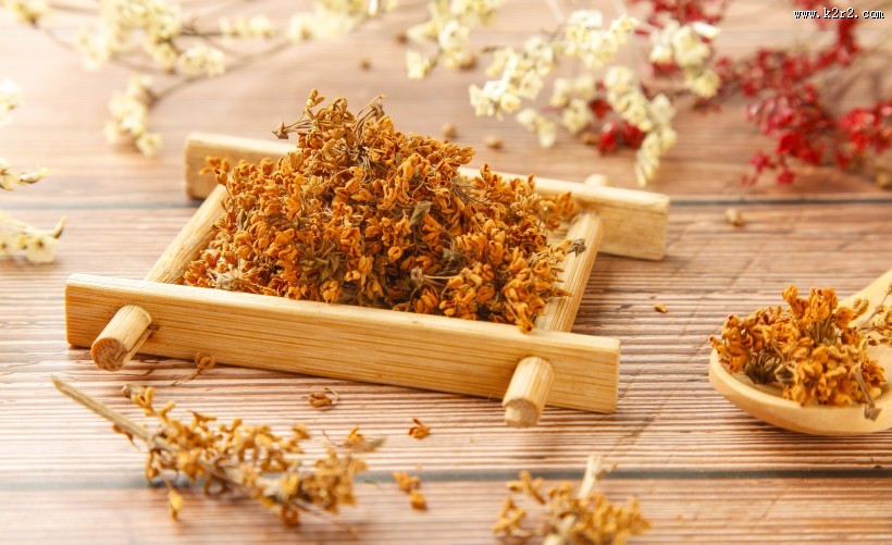 清香怡人的桂花茶图片